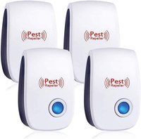 Répulsif à ultrasons électronique pour l'intérieur, lutte antiparasitaire, répulsif à ultrasons pour les puces, les moustiques, les souris, les araignées, les fourmis,