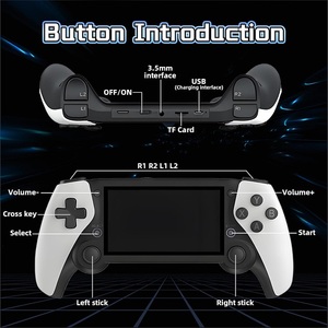 Consola de juegos portátil Retro M25, juegos integrados, más de 20 emuladores, pantalla de 4,3 pulgadas, consola de juegos portátil, emulador de mano de 30 idiomas - Product Image 6