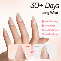 Gel Constructor de Uñas OEM ODM, No Fluido, Sin HEMA ni TPO, Sin Calor, Textura Cremosa, Apex Building, Rosa Nude, Removible, Profesional