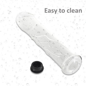 Sûr Transparent cristal rempli d'eau creux verre chatte gode Anal godemichet Anal Anus jouets sexuels pour Couple homme femmes lesbiennes - Product Image 4