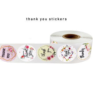 Étiquette autocollante personnalisée avec impression de Logo, étiquette autocollante de remerciement pour emballage - Product Image 4