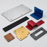 Servicio de Fabricación de Chapa Metálica de Aluminio Anodizado OEM a partir de Dibujo CAD para Carcasas Electrónicas, Paneles de Instrumentos y Construcción de Chasis