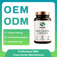 Capsules d'antioxydants hépatiques à base de plantes, sans OGM, sans gluten, complément quotidien pour la santé du foie et du corps entier, pour adultes