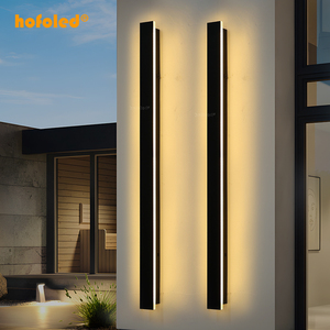 Lampada da Parete Lineare Lunga Hofoled <span class=keywords><strong>per</strong></span> Esterni e Interni, Illuminazione da Giardino, Applique Moderna a LED Dimmerabile 6CCT <span class=keywords><strong>per</strong></span> Casa - Product Image 1