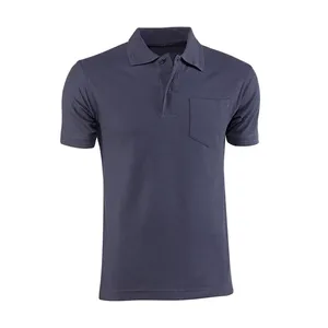 Polo - 604 S Industrial - Colore: Blu navy - Tasca sul petto. Doppia piega. Poliester / Cotone 170 g/m². - Product Image 1