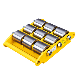 New <strong>6</strong> 8 12ton Machine Moving Equipment Roller Skates <strong>Cargo</strong> Loading <strong>Trolley</strong> 180 Degree Mobile Tank <strong>Trolley</strong> for Heavy Tackle - Product Image 6