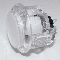 Interrupteur de bouton de jeu d'arcade durable et robuste Bouton de distributeur automatique en plastique transparent Garantie 1 an Langue anglaise