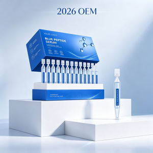Ampollas de Suero Facial con Péptido Azul GHK Cu, Ácido Hialurónico, Esencia Revitalizante para la Piel, para Uso Doméstico, Logotipo Personalizado OEM - Product Image 6