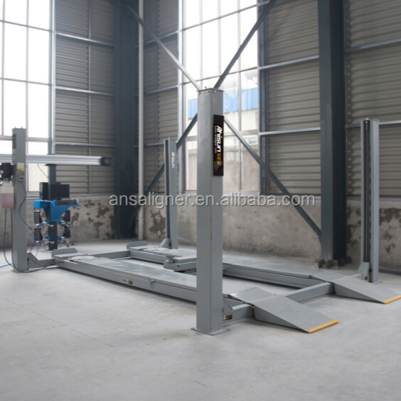 4-х опорный автомобильный подъемник с роликами 5000 кг