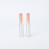 Tubo de conexión bimetálico de cobre y aluminio GTL/conector medio/conectores de terminal de crimpado de cable bimetálico