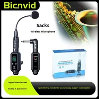 Saxophone dédié sans fil dynamique microphone portable affichage LED connecteur XLR pour scène Performance son professionnel