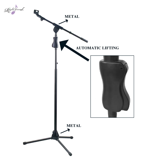 Wholesale Microphone Stand Professional Audio Heavy Duty Steel AdjustableBoom Mic Stand Boom Adapter Microphone Stands