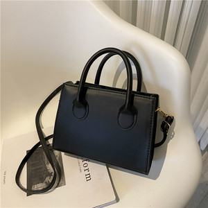 Spring New Small <b>Square</b> Women's Handbag With Single Zip Closure PU Material Fashion Solid Color & Letter Pattern Tanjing - Product Image 3