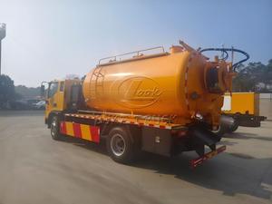รถดูดสิ่งปฏิกูล FOTON 4x2, เครื่องยนต์ Yuchai 180 แรงม้า ถังขนาด 10~12 ลูกบาศก์เมตร, วัสดุถังและสเปคปั๊มแบบกำหนดเองได้, ส่งออกจากโรงงาน - Product Image 5