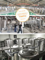Réservoir à bière Brite 200L 2HL 1BBL monocouche en acier inoxydable, réservoir sous pression pour l'alcool