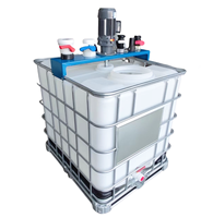 Réservoir d'eau IBC empilable de haute qualité 1000L utilisé pour le stockage de produits chimiques