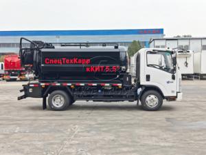 Isuzu Sewage Suction Truck 5.5m³ Tank Diesel Manual Transmission Euro 5 New China Made - Product Image 2