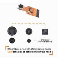 Module de caméra Raspberry Pi V2 avec objectif grand angle 120 degrés, interface Mipi OV5647 5MP, compatible avec Raspberry Pi