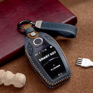 Nueva Funda de Cuero Crazy Horse para Llaves de Auto, Protectora para BMW Serie X1 X2 X3 X4, Venta al Por Mayor de Fábrica - Product Image 1
