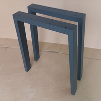 Bonne vente Table en bois massif de style industriel moderne du fabricant Pied de table Salle à manger Base de table en métal et en acier