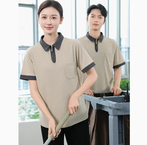 Uniformes de Trabajo Ligeros de Manga Corta para Personal de Limpieza de Hotel, Unisex, Personalizables - Product Image 5