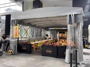 Tente spacieuse à ouverture rapide, abri <span class=keywords><strong>de</strong></span> <span class=keywords><strong>stockage</strong></span> pour matériaux <span class=keywords><strong>de</strong></span> construction et entreposage temporaire - Product Image 6