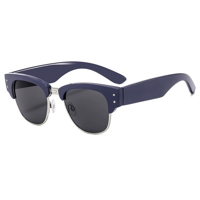 OMELLE Voice-Assistant Acetate Smart Glasses Hands-Free Calling UV400 Polarized White Fashion Gift Fishing Sailing Water Sports