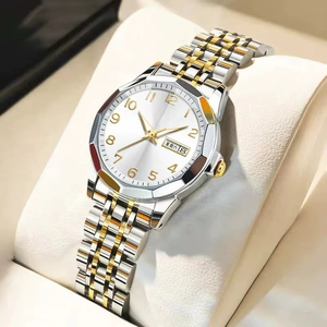Nouvelle montre-bracelet à quartz pour femme, modèle simple, étanche, avec bracelet en acier - Product Image 6
