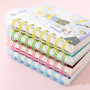 Carnet à spirale A7 mini 87mm*145mm 80GSM 80 feuilles lignées Couverture <span class=keywords><strong>Anime</strong></span> <span class=keywords><strong>Index</strong></span> à onglets 4 couleurs 320 pièces/carton Vente en gros - Product Image 4