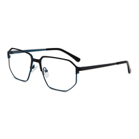 Classique Rétro Vintage Designer En Acier Inoxydable Lunettes Cadre Mode Acétate avec Lentille Personnalisée pour Adultes