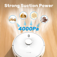 Aspirateur robot Tuya Wifi avec navigation Lidar, recharge automatique, optimisation pour tapis, évitement d'obstacles, pour la maison