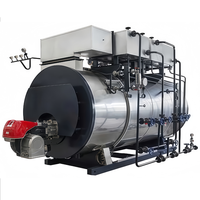 Caldera de Vapor Industrial Horizontal de Alta Presión de 3T/h, de Combustible Ligero, 2.1MW, Totalmente Automática