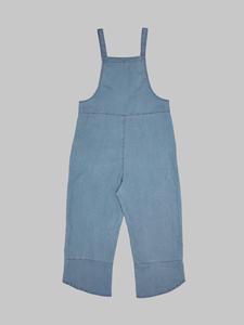 Pantalones Vaqueros de Mujer de Cintura Alta con Botones, Nueva Moda Casual, Holgados, de Pierna Ancha, con Tirantes - Product Image 3