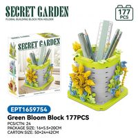 Ensemble de blocs de construction de fleurs éternelles EPT DIY, 110-206 pièces, miniatures de tournesols et de roses, briques de jardin, décoration de la maison, jouet floral de simulation