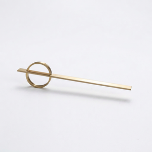 Porte-encens en laiton massif, design religieux, écologique, moderne, antique, finition polie brillante, parfum naturel - Product Image 1