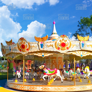 Amusement Park Musical Indoor/Outdoor Electric 24 Seats Luxury <strong>Carousel</strong> <strong>for</strong> Shopping Mall Use with Metal Construction <strong>for</strong> Sale - Product Image 2