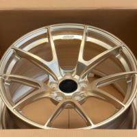 Jantes forgées sur mesure 18 19 20 21 22 pouces 5x112 5x114.3 Or champagne Jantes sport pour Audi Volkswagen Lexus Toyota