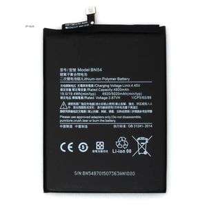 Batería de Teléfono Original de Alta Calidad <span class=keywords><strong>BN54</strong></span> para XIAOMI Redmi Note 9 10X 4G <span class=keywords><strong>BN54</strong></span> 5020mAh Reemplazo de Batería de Polímero de Litio-ion de 3.85V - Product Image 1