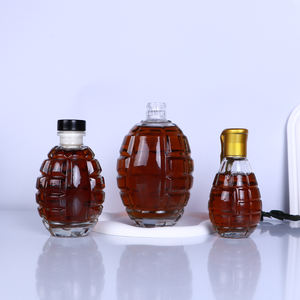 Botella de Vidrio Transparente de 250 ml con Forma de <span class=keywords><strong>Granada</strong></span>, Diseño Único para Compras al por Mayor - Product Image 4