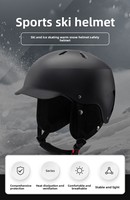 Casque de ski professionnel homologué CE 2026, nouveau modèle, chaud, pour adulte, unisexe, réglable, pour activités de plein air