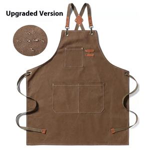 Tablier en coton personnalisé à la mode pour la cuisine, le chef, le barista, le barbecue, le bar, la coiffeuse, les femmes et les hommes - Product Image 5