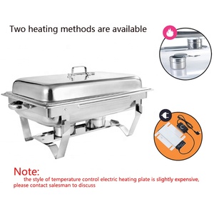 Wholesale Stainless Steel <strong>Chafing</strong> <strong>Dish</strong> <strong>Buffet</strong> <strong>Set</strong> Chaffing <strong>Dish</strong> Cheffing <strong>Dishes</strong> Food Warmer Rechaud INOX RETANGULAR for Catering - Product Image 6