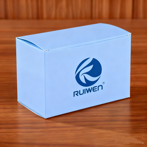 Custom High-End Double Insert Folder Hook Waterproof Matt Lamination Long Color Printing Durable <b>White</b> Cardboard Recyclable - Product Image 3