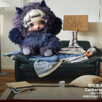 100% officiel véritable PO P MA RT SKULLPANDA vous m'avez trouvé série porte-clés en peluche jouets Figurines décoratives jouets cadeaux de noël