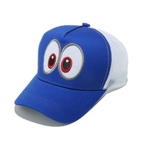 Nueva llegada 3 colores al por mayor 5 paneles de algodón de sarga de malla de conductor de camión Sombrero estilo Formal personalizado gorra de camionero