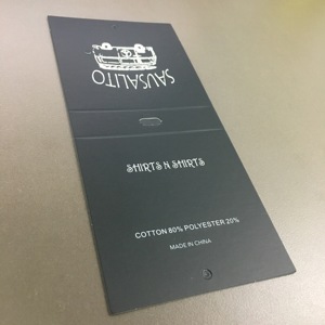 Étiquette personnalisée pour chaussettes, étiquette en papier avec logo rouge et cintre rouge, étiquettes en papier pour vêtements - Product Image 4