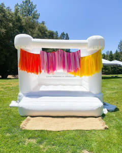 <span class=keywords><strong>Castillo</strong></span> Inflable <span class=keywords><strong>de</strong></span> Lujo Personalizado para Bodas, Material <span class=keywords><strong>de</strong></span> PVC Comercial, Casa Combinada con Tobogán para Jardín, Fiesta en la <span class=keywords><strong>Playa</strong></span> - Product Image 4