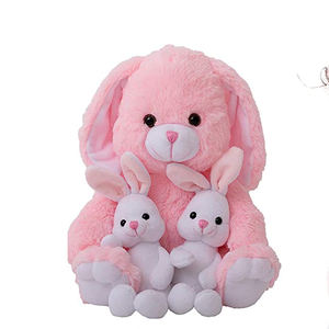 おなかの子犬のぬいぐるみのおもちゃに4匹の赤ちゃんの子犬がセットされたカスタムぬいぐるみのママ犬の遊び - Product Image 6