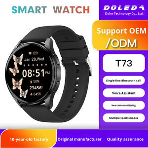 Nuevo Reloj Inteligente T73 IP68 Android IPS para Modo Multideportivo, Frecuencia Cardíaca Real, Detección del Sueño, <span class=keywords><strong>Asistente</strong></span> <span class=keywords><strong>de</strong></span> <span class=keywords><strong>Voz</strong></span>, Correa <span class=keywords><strong>de</strong></span> Reloj - Product Image 5