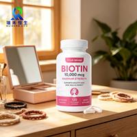 Complément alimentaire à base de plantes pour la vitalité métabolique, la beauté et le bien-être, sans OGM, certifié GMP, capsules de biotine, marque privée